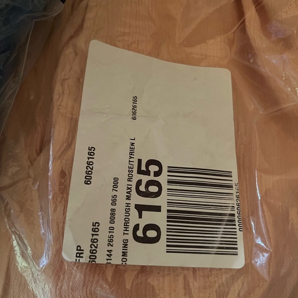 Free People Coming Through Crochet Cut Out Strappy Open Back Boho Maxi Dress - Picture 5 of 5